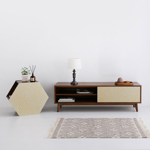 (서울/인근경기지역 직배송) FLORY TV거실장 1400x400x450mm, 0438.2547