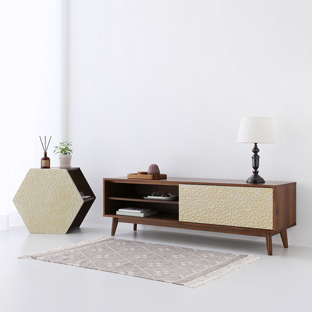 (서울/인근경기지역 직배송) FLORY TV거실장 1400x400x450mm, 0438.2547