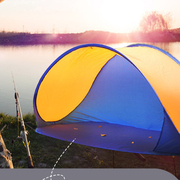 오픈형 텐트 캠핑 원터치 자동 텐트 휴대용 팝업 텐트