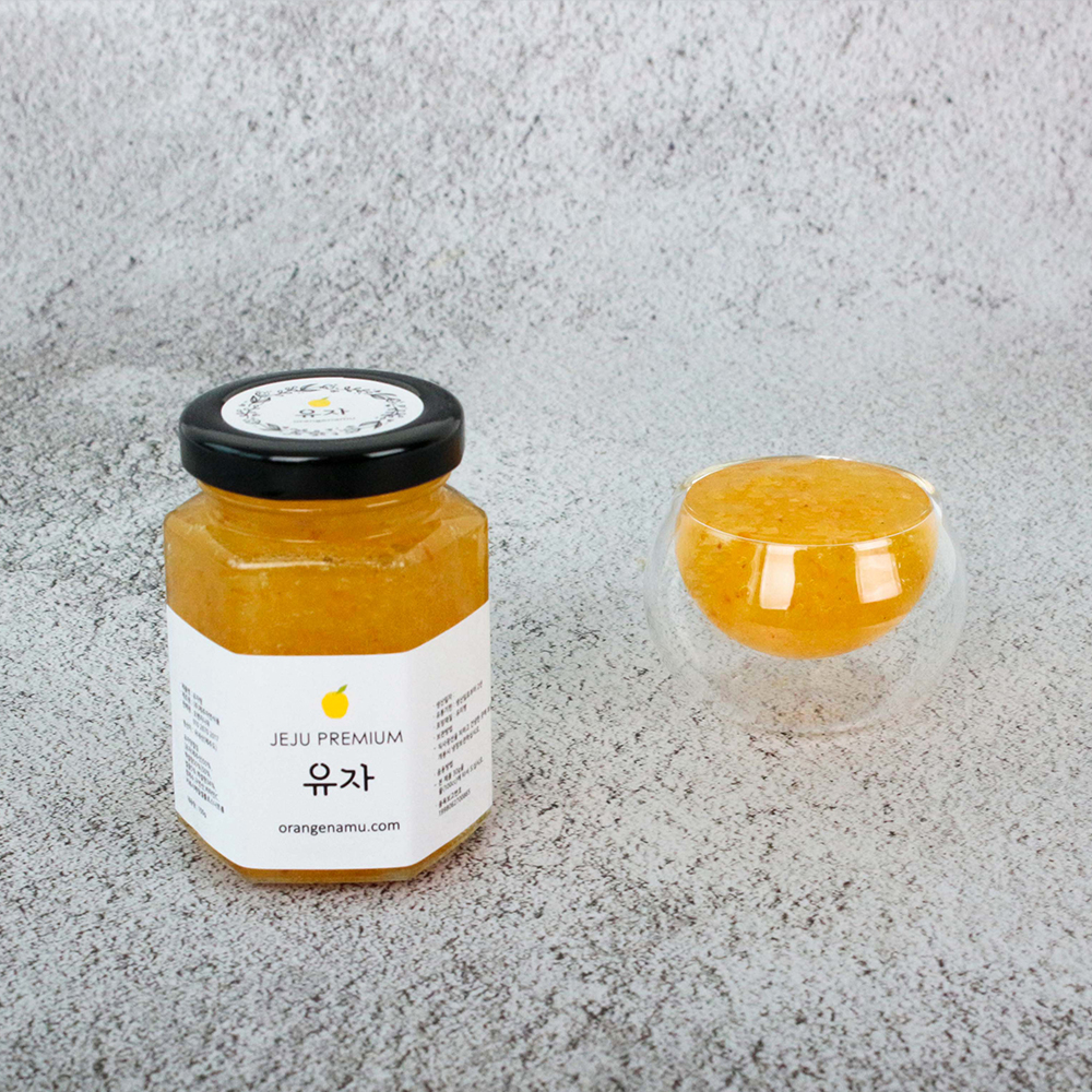프리미엄 제주 꿀유자청 유자차 150g 이미지 8