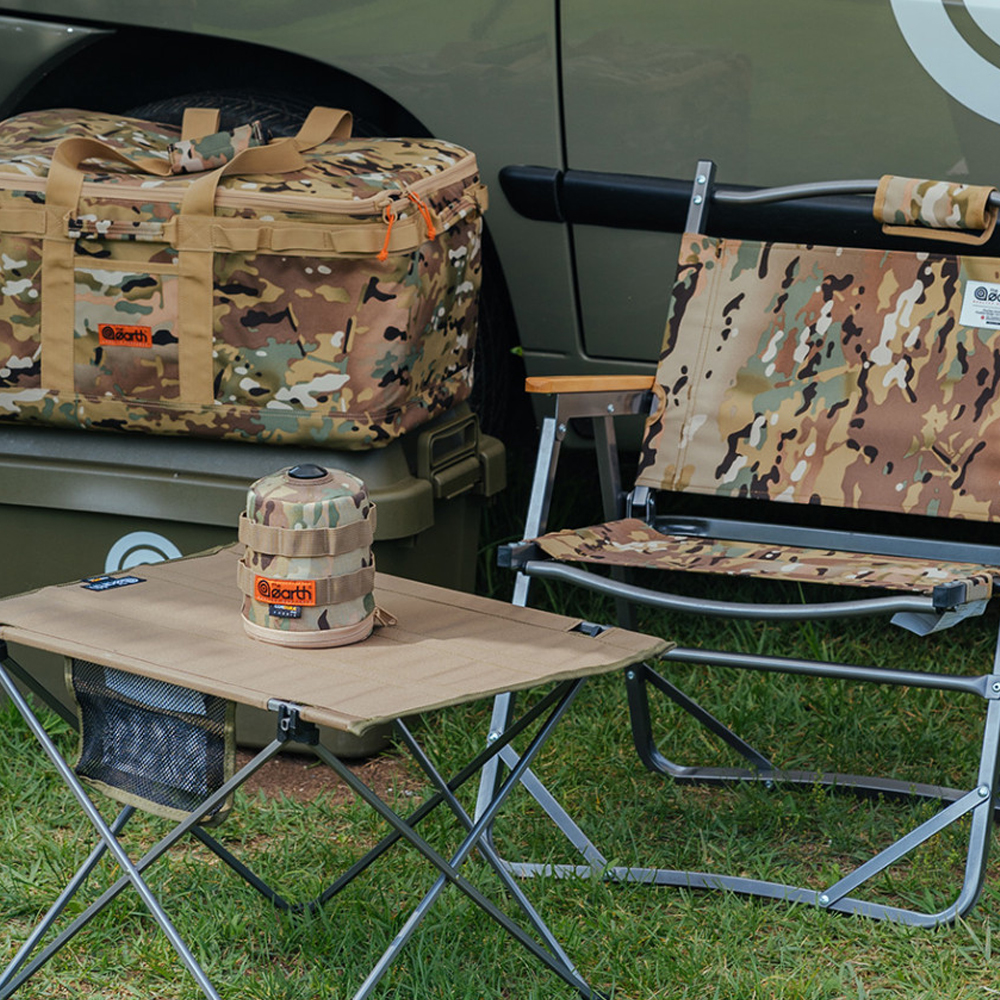 디얼스 캠핑 52L 카모 멀티백 수납 가방 밀리터리 보관 용품 파우치 카고백 멀티캠 블랙