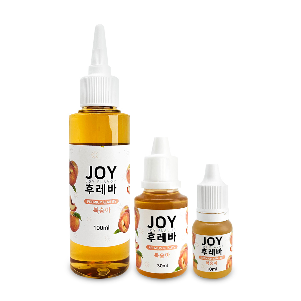 조이후레바 복숭아향 단품 10ml 30ml 100ml/식품첨가물 향료 플레이버 후레바 VG PG 글리세린 프로필렌글리콜