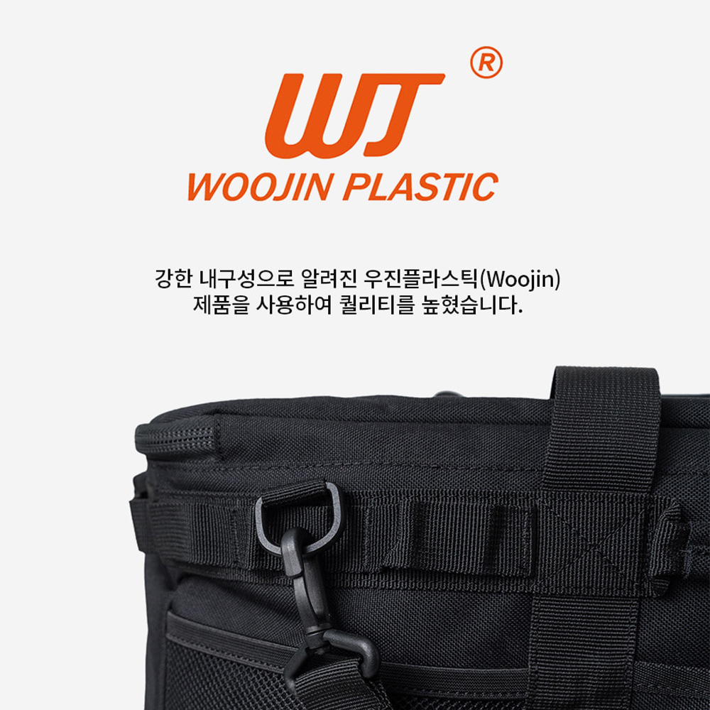 디얼스 캠핑 52L 카모 멀티백 수납 가방 밀리터리 보관 용품 파우치 카고백 멀티캠 블랙