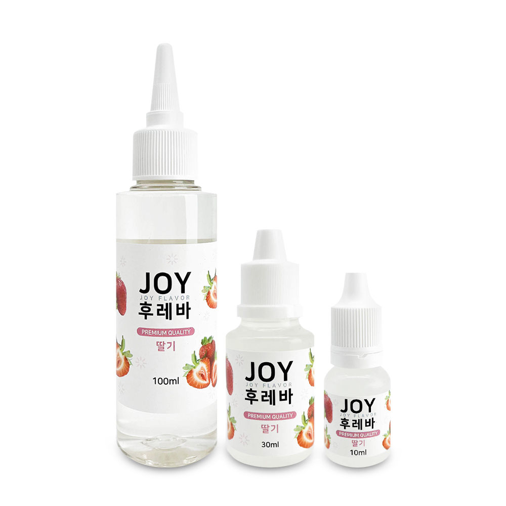 조이후레바 딸기향 단품 10ml 30ml 100ml/식품첨가물 향료 플레이버 후레바 VG PG 글리세린 프로필렌글리콜