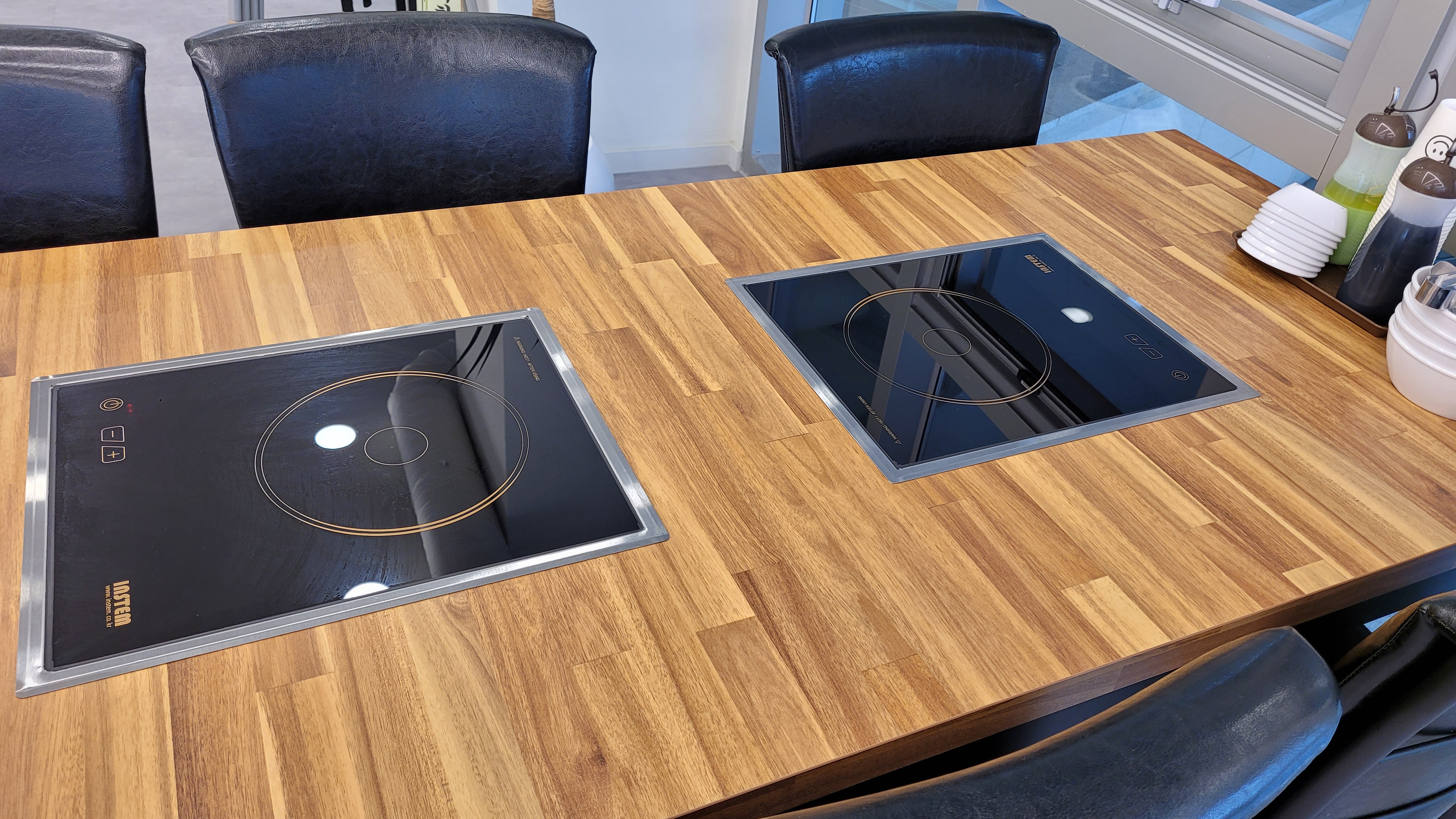 인스템인덕션 ISB018 업소용 영업용 식당용 테이블 매립형 빌트인 샤브렌지 전기레인지