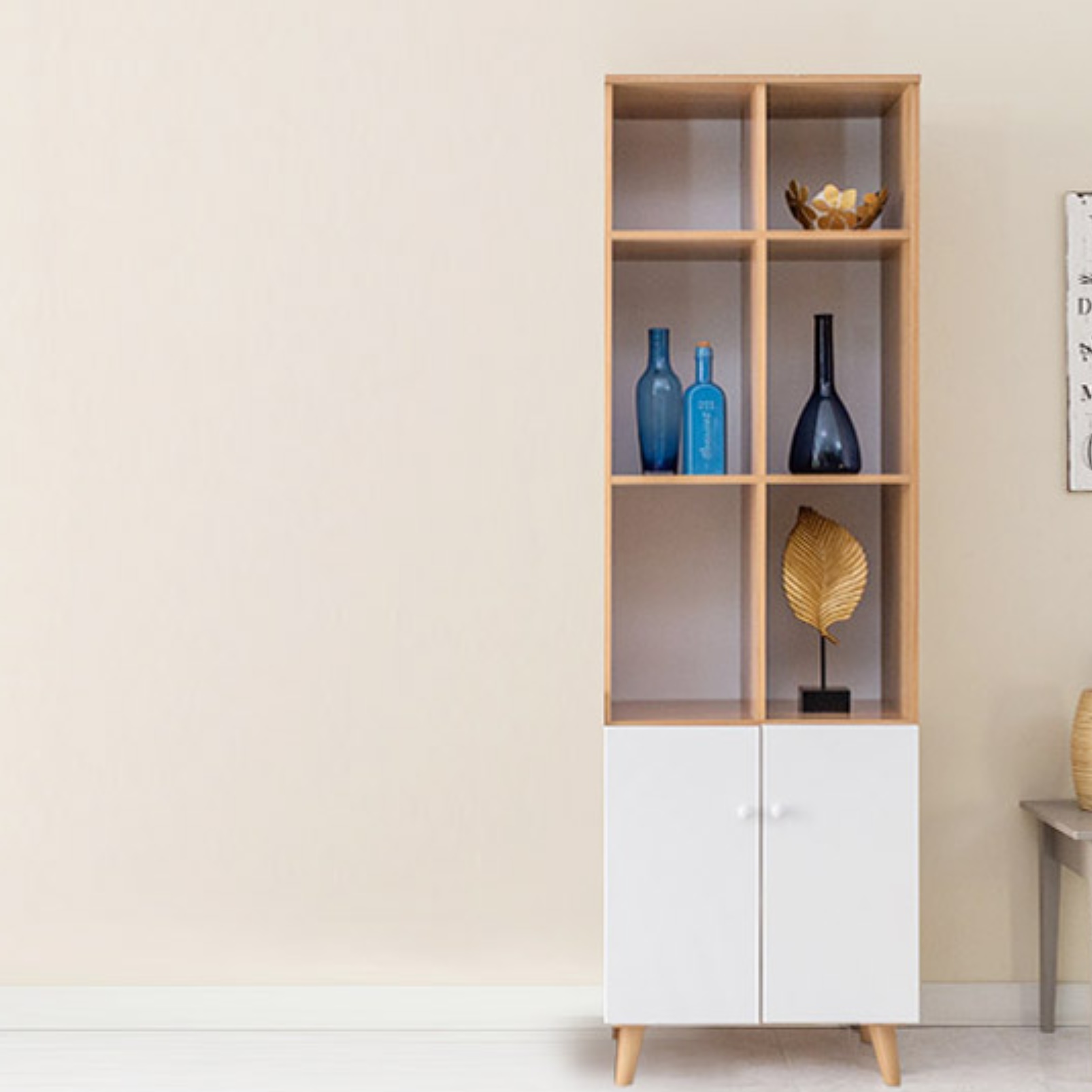 고급 인테리어 장식장 틈새 수석 카페 상장 트로피 상패 진열장