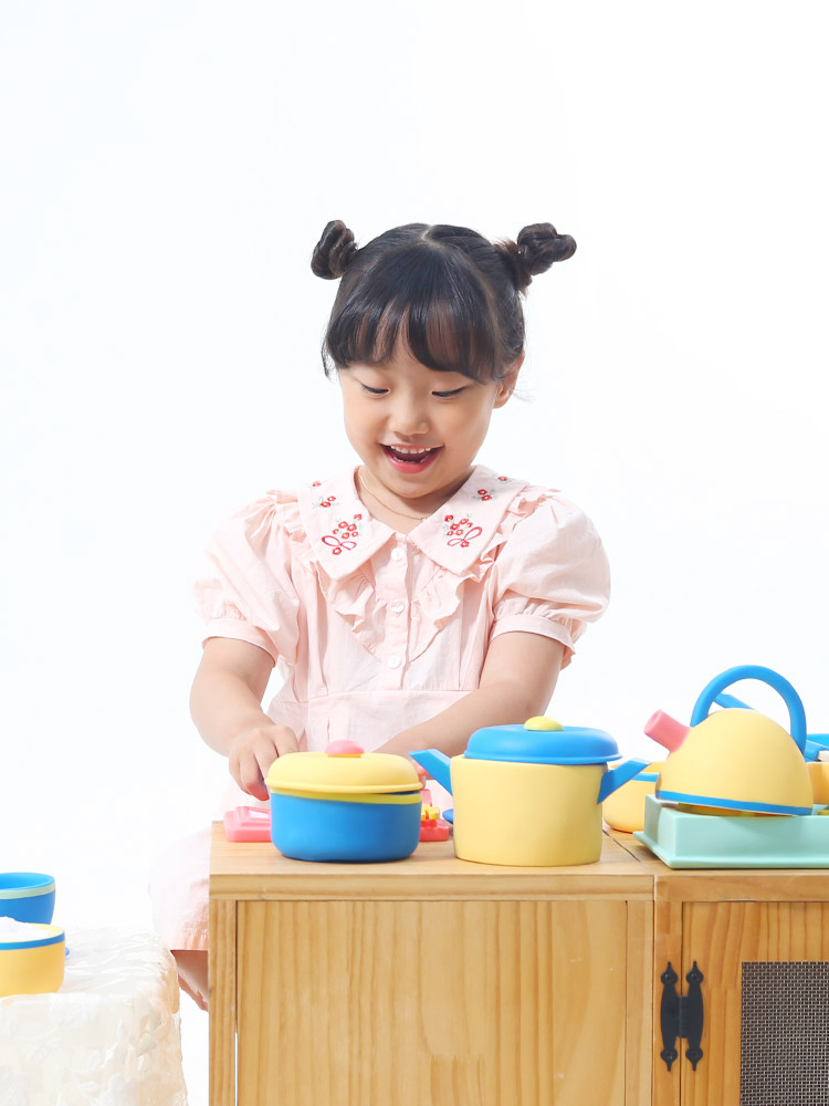 캐스비 뉴말랑하트 주방놀이 소꿉 부엌 요리 놀이 식기세트 소프트 장난감 - 상세 이미지 2