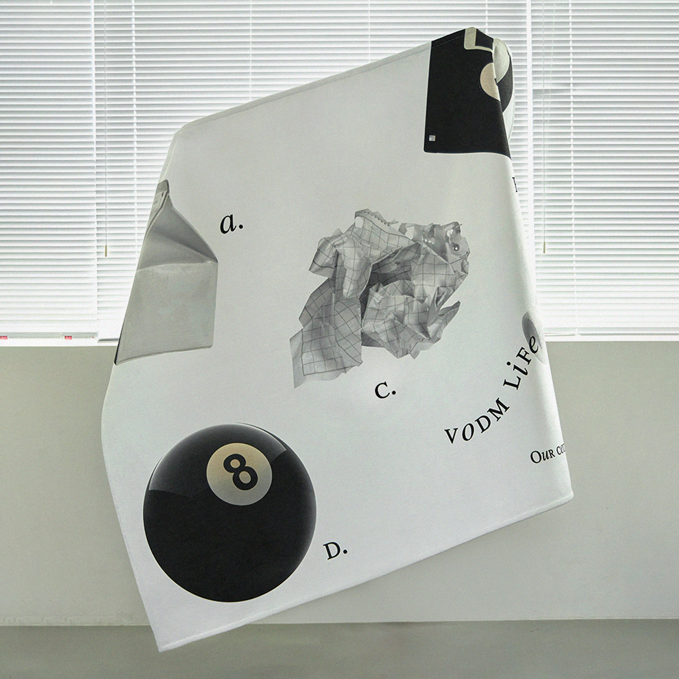 Objet Rug 8ball white, 100x150cm - 상품 이미지