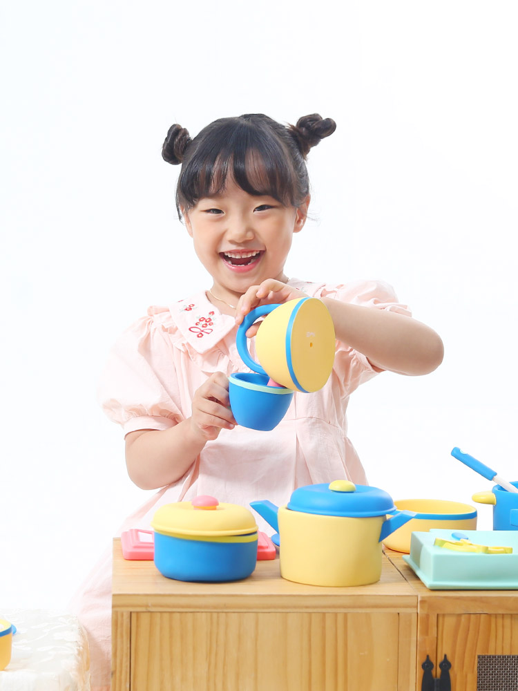 캐스비 뉴말랑하트 주방놀이 소꿉 부엌 요리 놀이 식기세트 소프트 장난감 - 상세 이미지 4