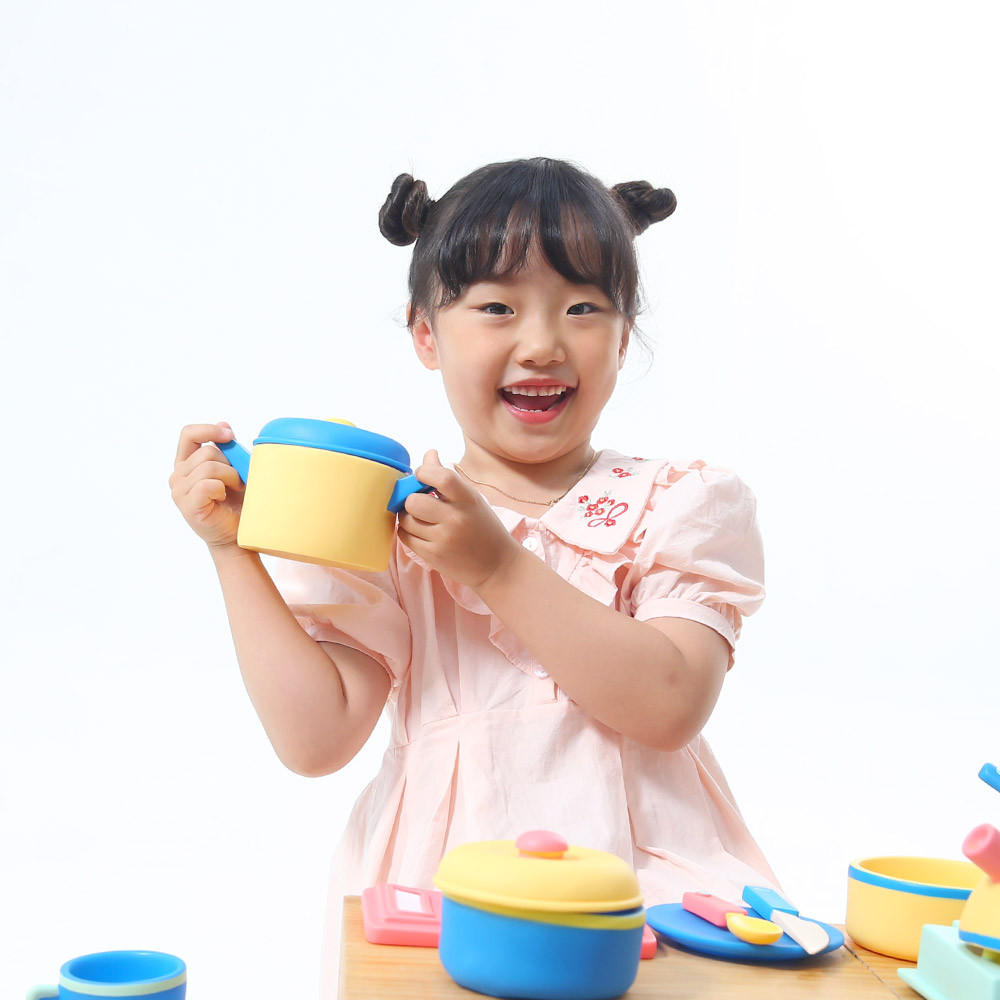 캐스비 뉴말랑하트 주방놀이 소꿉 부엌 요리 놀이 식기세트 소프트 장난감 - 상세 이미지 3