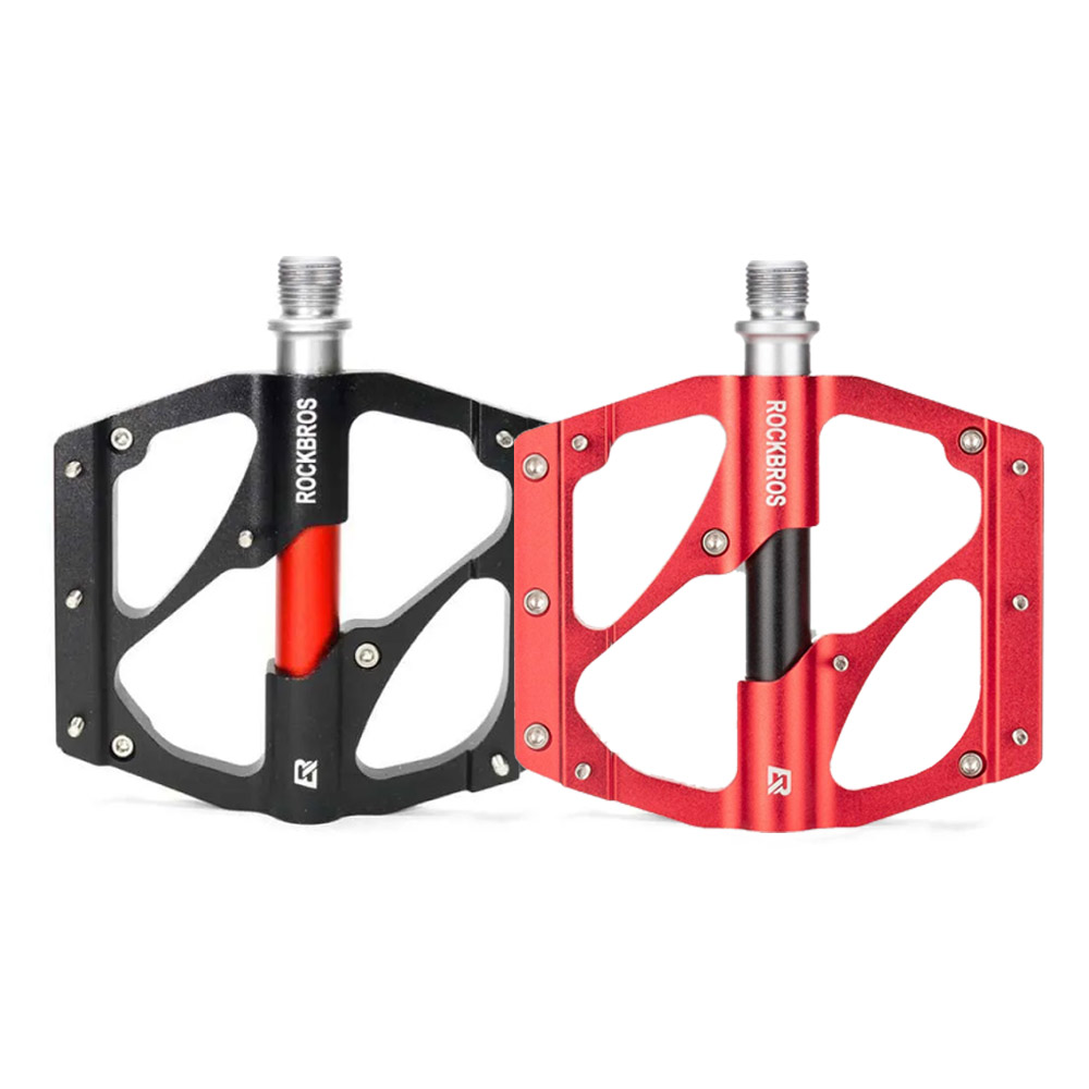 락브로스 자전거페달 평페달 픽시 로드 MTB 플랫페달 경량알루미늄 2020-12B 이미지 6