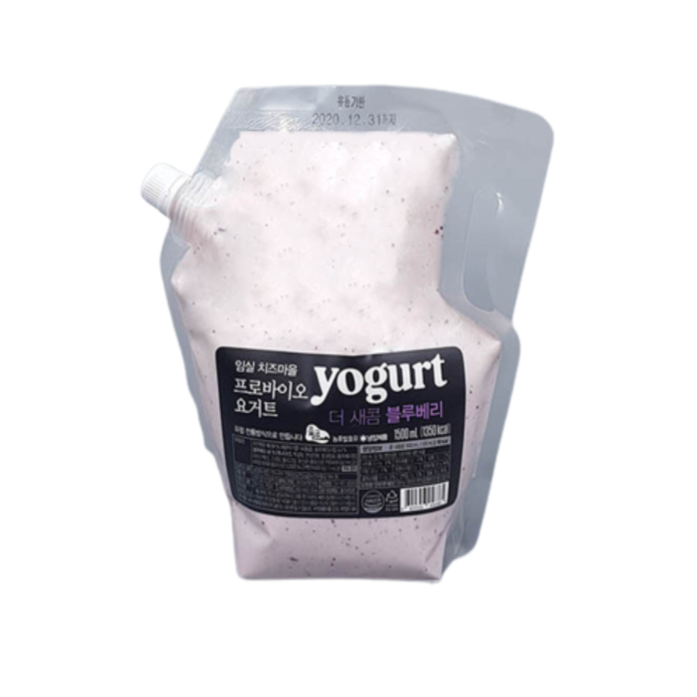 임실치즈 플레인요거트 무가당 농후발효유 마시는 요구르트 1500ml - 상품 이미지