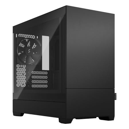 Fractal Design Pop Mini Silent Clear 강화유리 (블랙) 미니타워 컴퓨터 PC 케이스