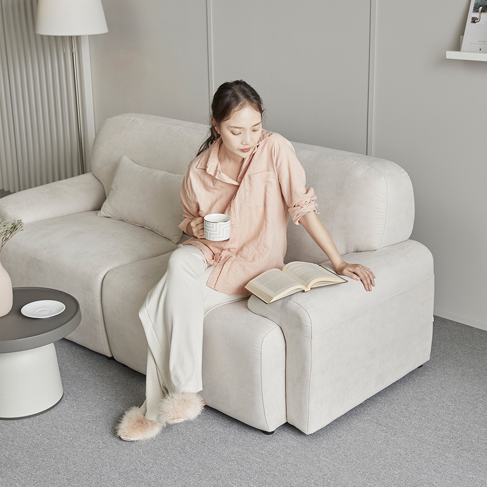 [무료배송] 원더링 아쿠아텍스 3인용 패브릭 소파