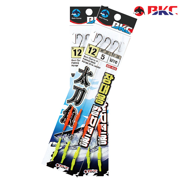 백경 갈치 와이어 채비 바늘 갈치묶음바늘 방파제 찌낚시 케미 장대용 BK-450 - 상세 이미지 2