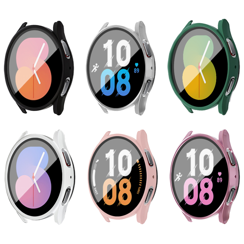 갤럭시워치6 갤워치5 워치4 삼성 호환 강화유리 풀커버 투명 소프트 하드 - 상품 이미지