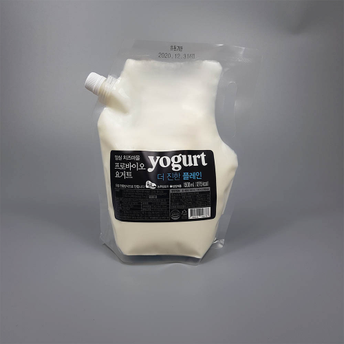 임실치즈 플레인요거트 무가당 농후발효유 마시는 요구르트 1500ml - 상세 이미지 2
