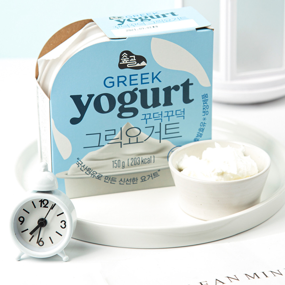 숲골 무항생제 그릭요거트 꾸덕한 무가당 임실치즈마을 농후발효유 요거트 150g - 상세 이미지 3
