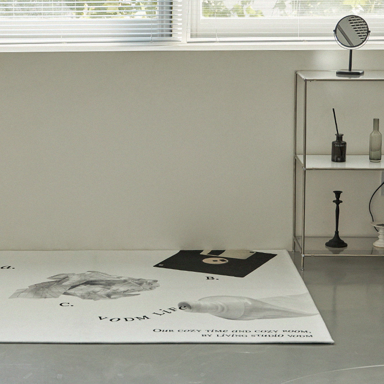 Objet Rug 8ball white, 150x200cm 이미지 6
