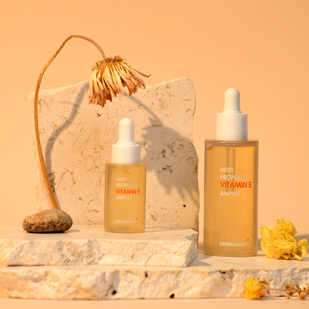 더마쉐어 메디 프로폴리스 비타민E 보습 영양 히알루론산 진정 수분 앰플 20mL+50mL - 상세 이미지 5