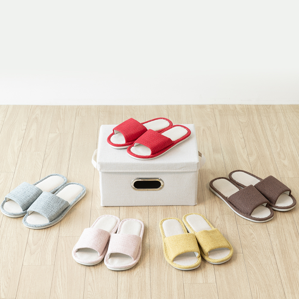 할메이드 층간소음 실내화 거실화 거실 사무실 쿠션 실내 코지린넨슬리퍼