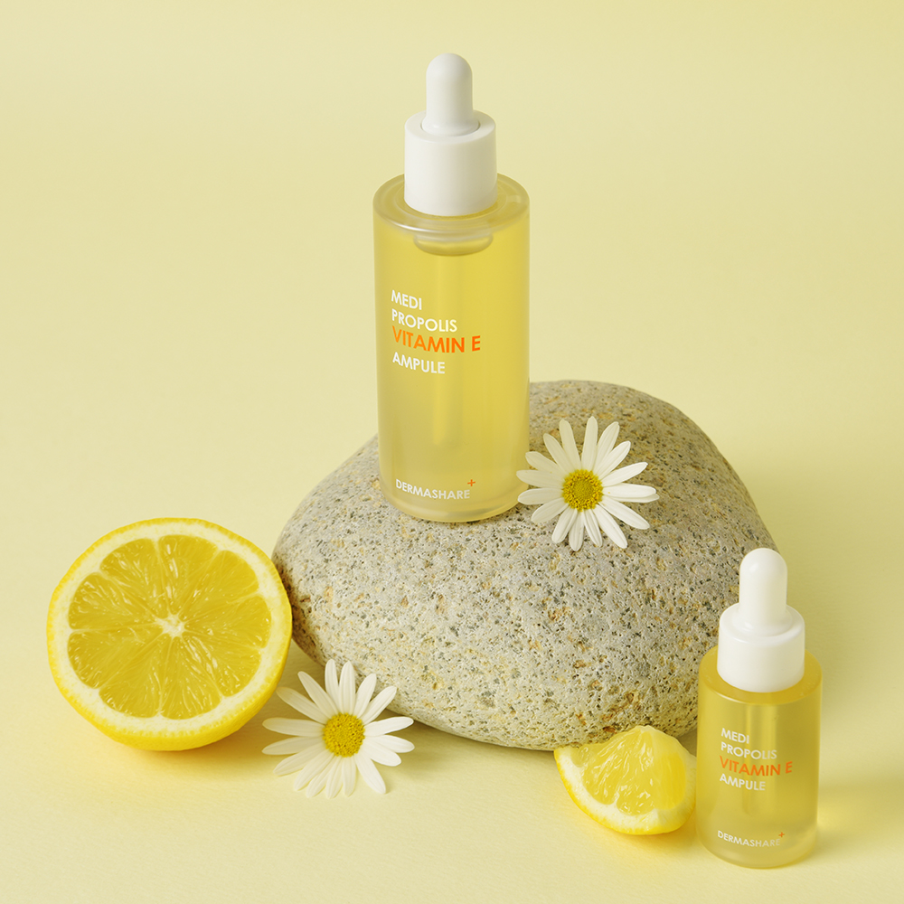 더마쉐어 메디 프로폴리스 비타민E 보습 영양 히알루론산 진정 수분 앰플 20mL+50mL - 상세 이미지 3