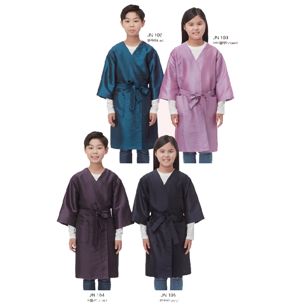 라인가운 N/P 어린이 손님가운 미용 NP