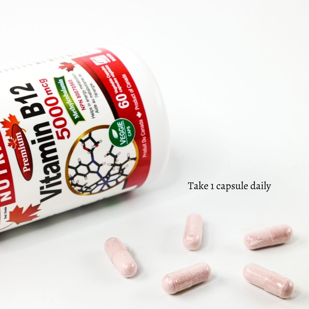 뉴트리돔 비타민B12 활성형 메틸코발라민 5000mcg 60캡슐, 1개 - 상세 이미지 2