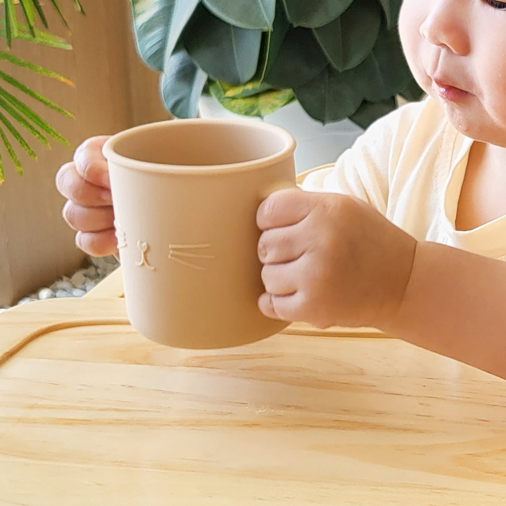 데아트 실리콘 아기빨대컵 아기물컵