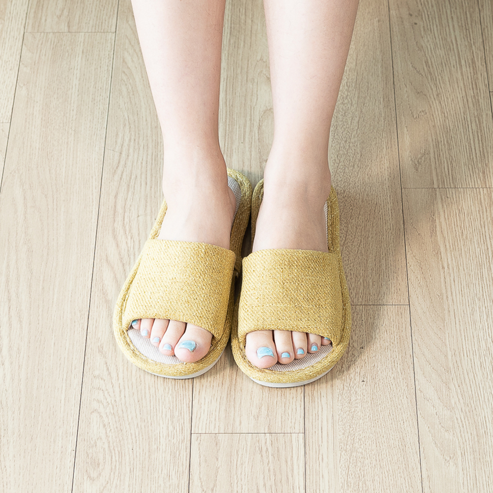 할메이드 층간소음 실내화 거실화 거실 사무실 쿠션 실내 코지린넨슬리퍼