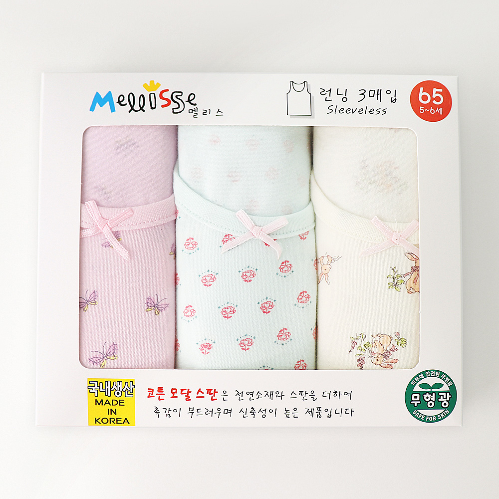 여아속옷 Box 러블리 아동 주니어 팬티 삼각 런닝 사각 드로즈 - 상세 이미지 3