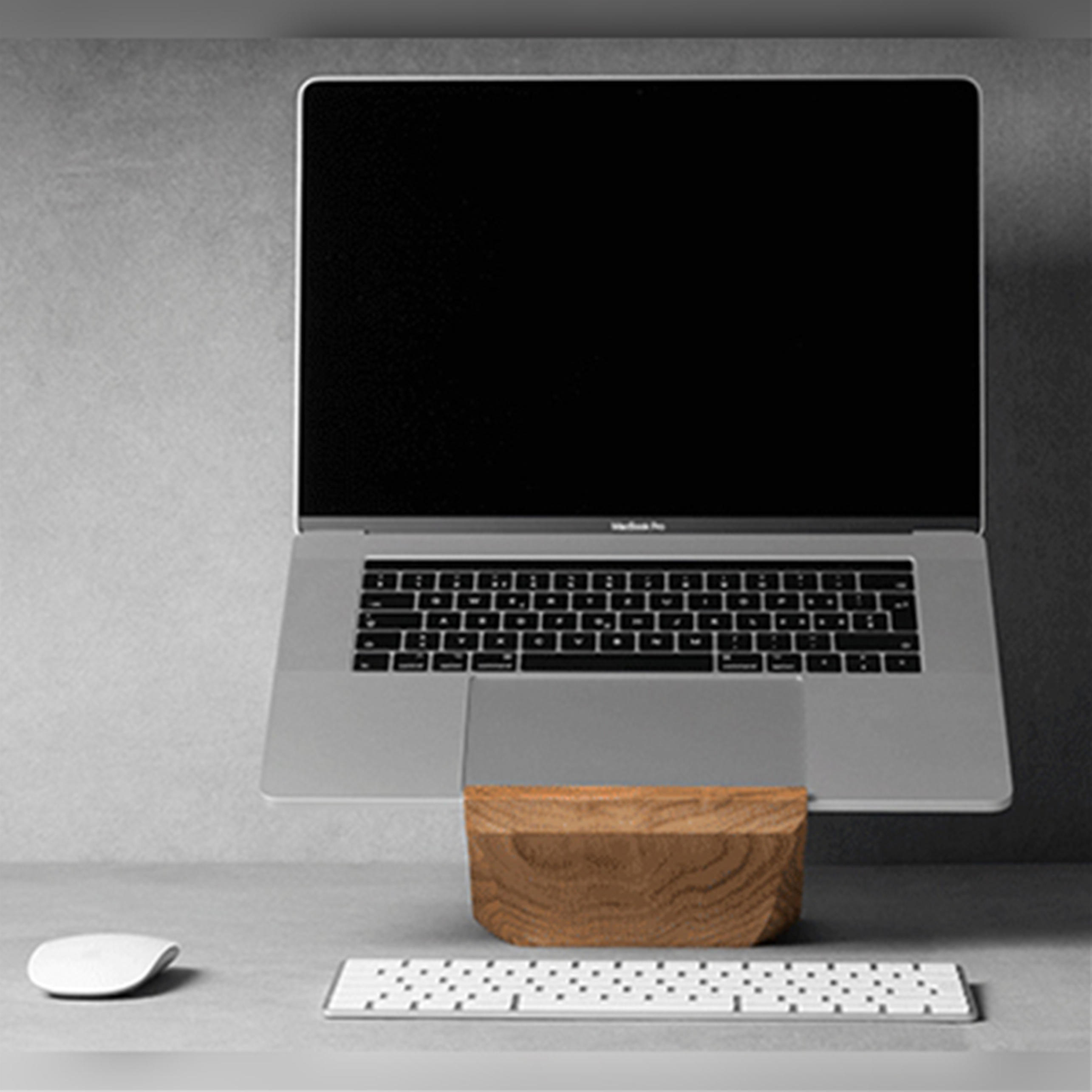 Loomma 맥북 MacBook Air 에어 프로 노트북 나무 원목 거치대 받침대 스탠드 - 상세 이미지 4