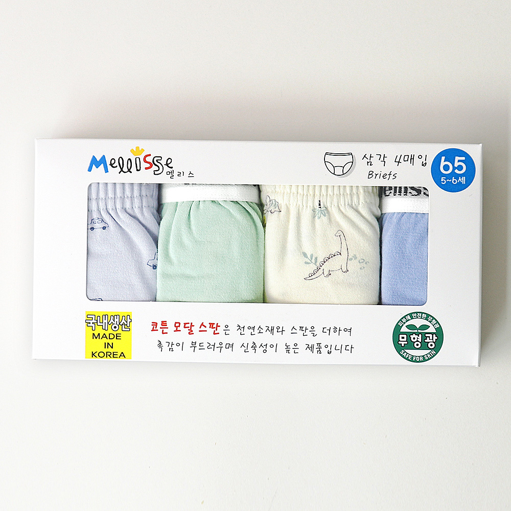 남아속옷 Box 미니디노 아동 주니어 팬티 삼각 런닝 사각 드로즈 - 상세 이미지 2