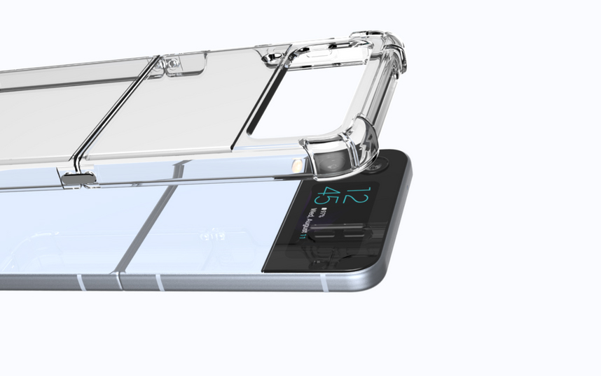 갤럭시 Z플립4 케이스 제트플립4 투명 범퍼 젤리 커버 - 상세 이미지 3