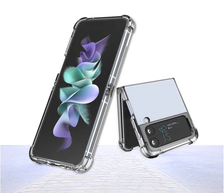 갤럭시 Z플립4 케이스 제트플립4 투명 범퍼 젤리 커버 - 상세 이미지 5