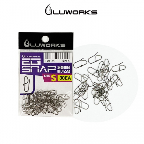 루웍스 LWT-83 퍼플이네 에기스냅 #S #M 두가지사이즈 대용량 30개 - 상품 이미지