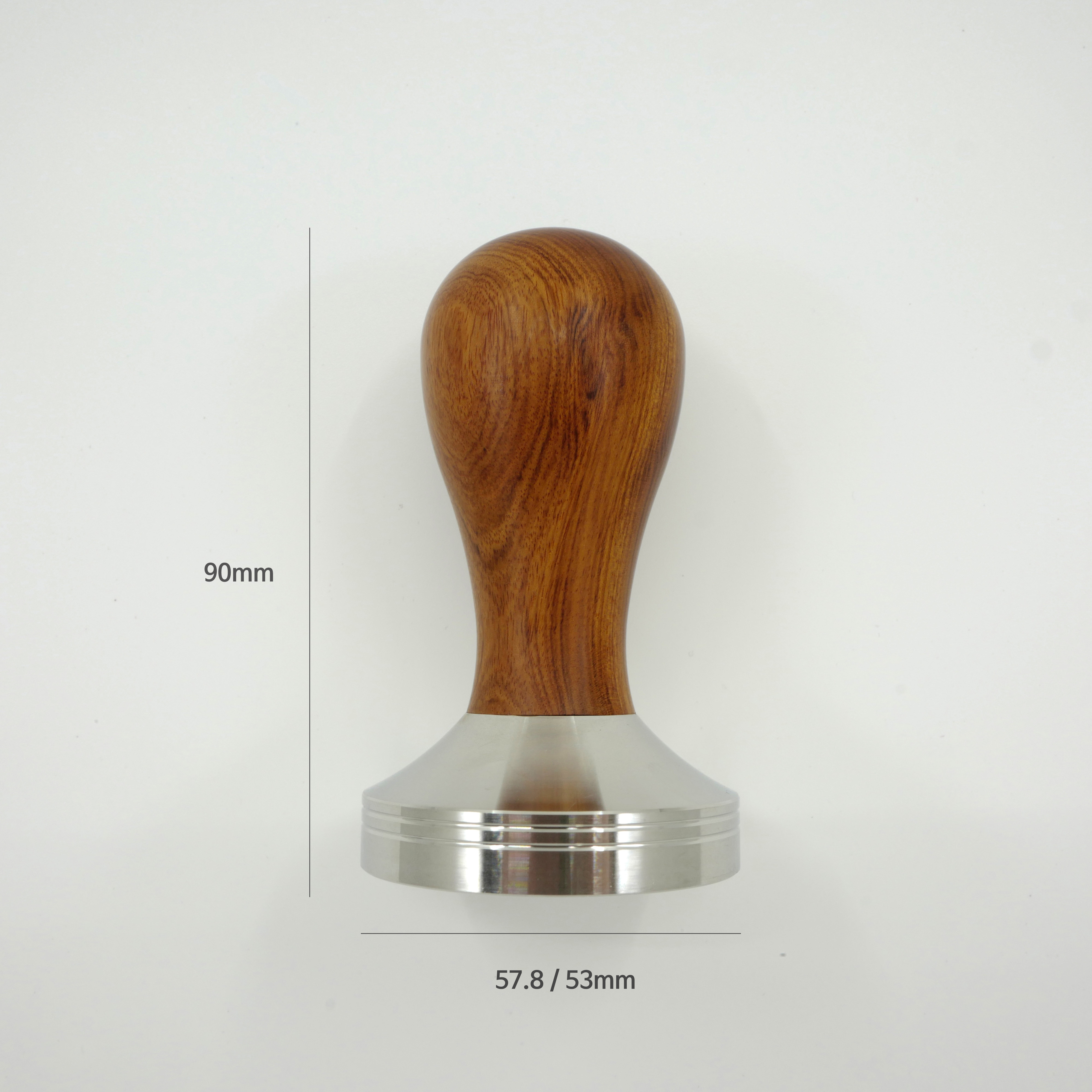 커피 우드 템퍼 58.5mm 카페 브레빌 드롱기 탬퍼 탬핑 이미지 8