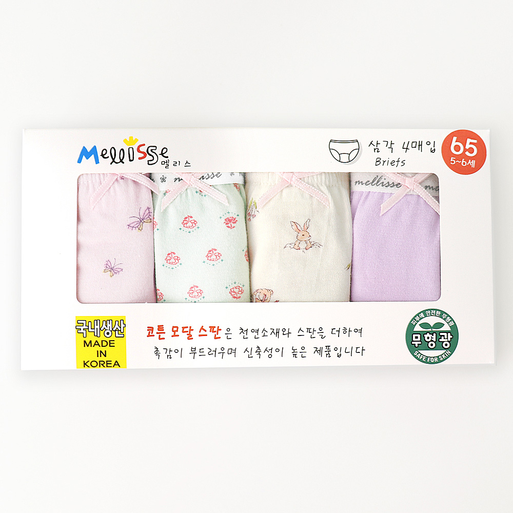 여아속옷 Box 러블리 아동 주니어 팬티 삼각 런닝 사각 드로즈 - 상세 이미지 2