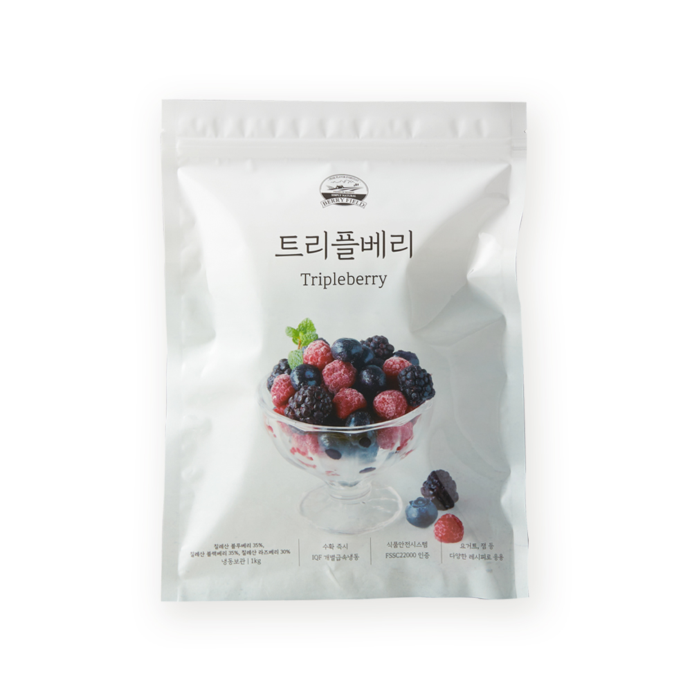 냉동 트리플 믹스베리 1kg 4봉 칠레산 - 상세 이미지 2