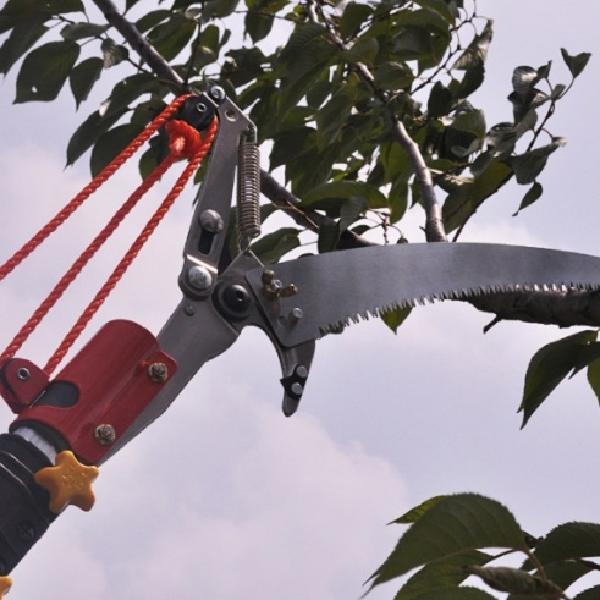 고소전지가위 로프식고지가위 높은나무가지치기