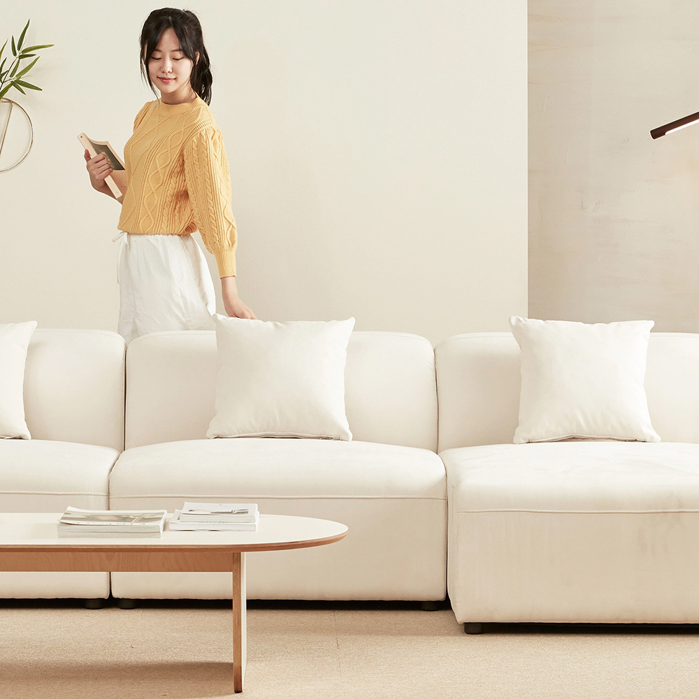 [무료배송] 모노 3인용 아쿠아텍스 패브릭 모듈 소파 일반형2