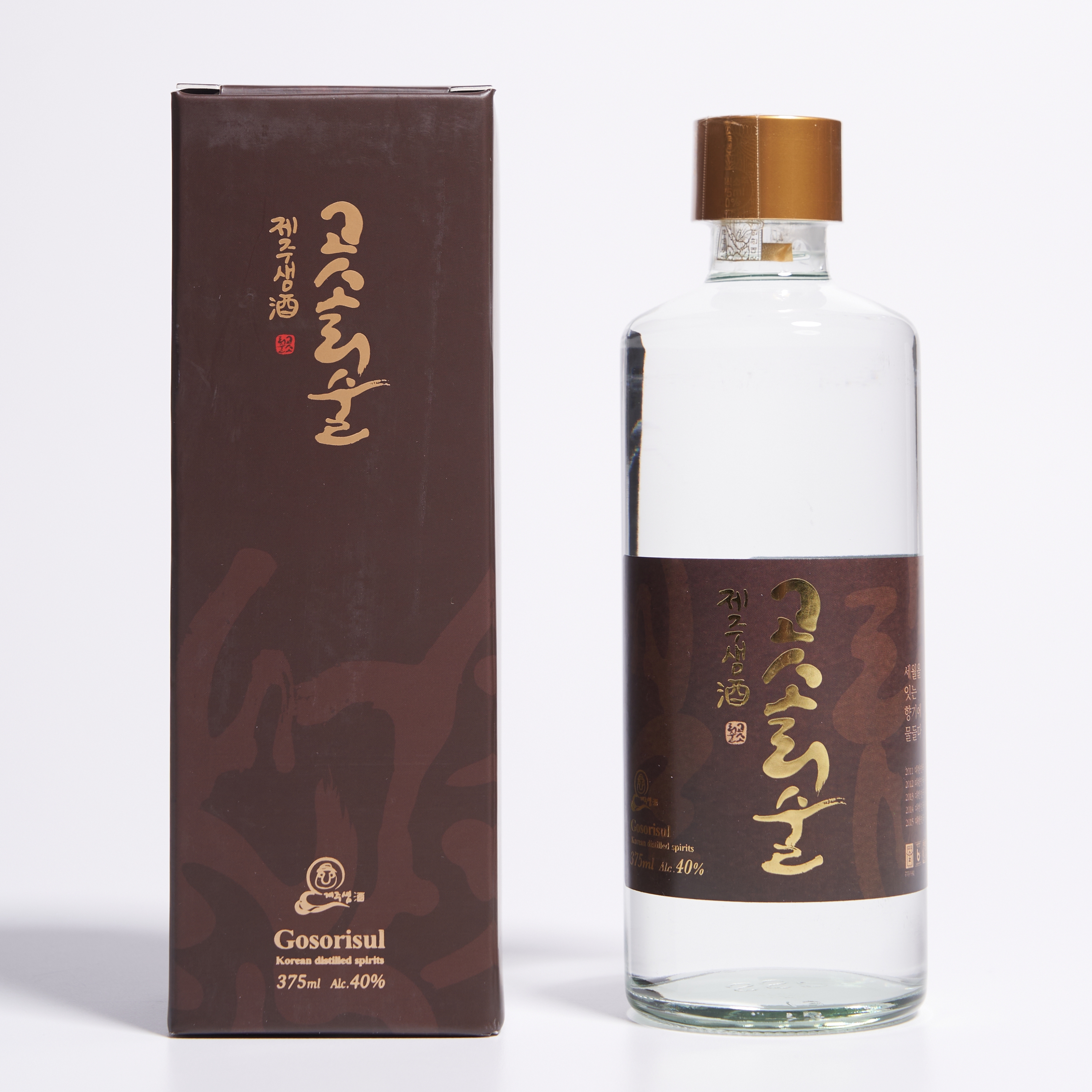 고소리술 제주 40도 375ml 소주 증류주 제주샘주(케이스포함) - 메인 이미지