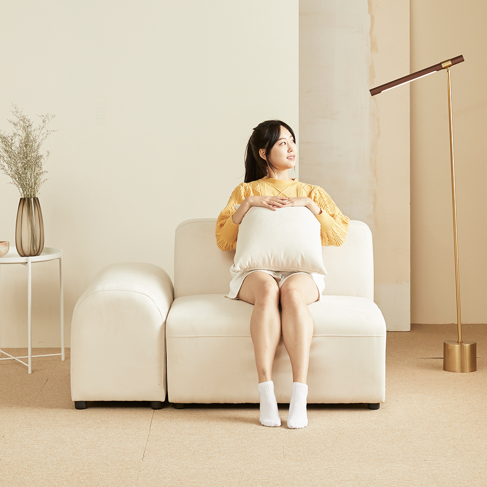 [무료배송] 모노 1인용 아쿠아텍스 패브릭 모듈 소파 일반형+팔걸이