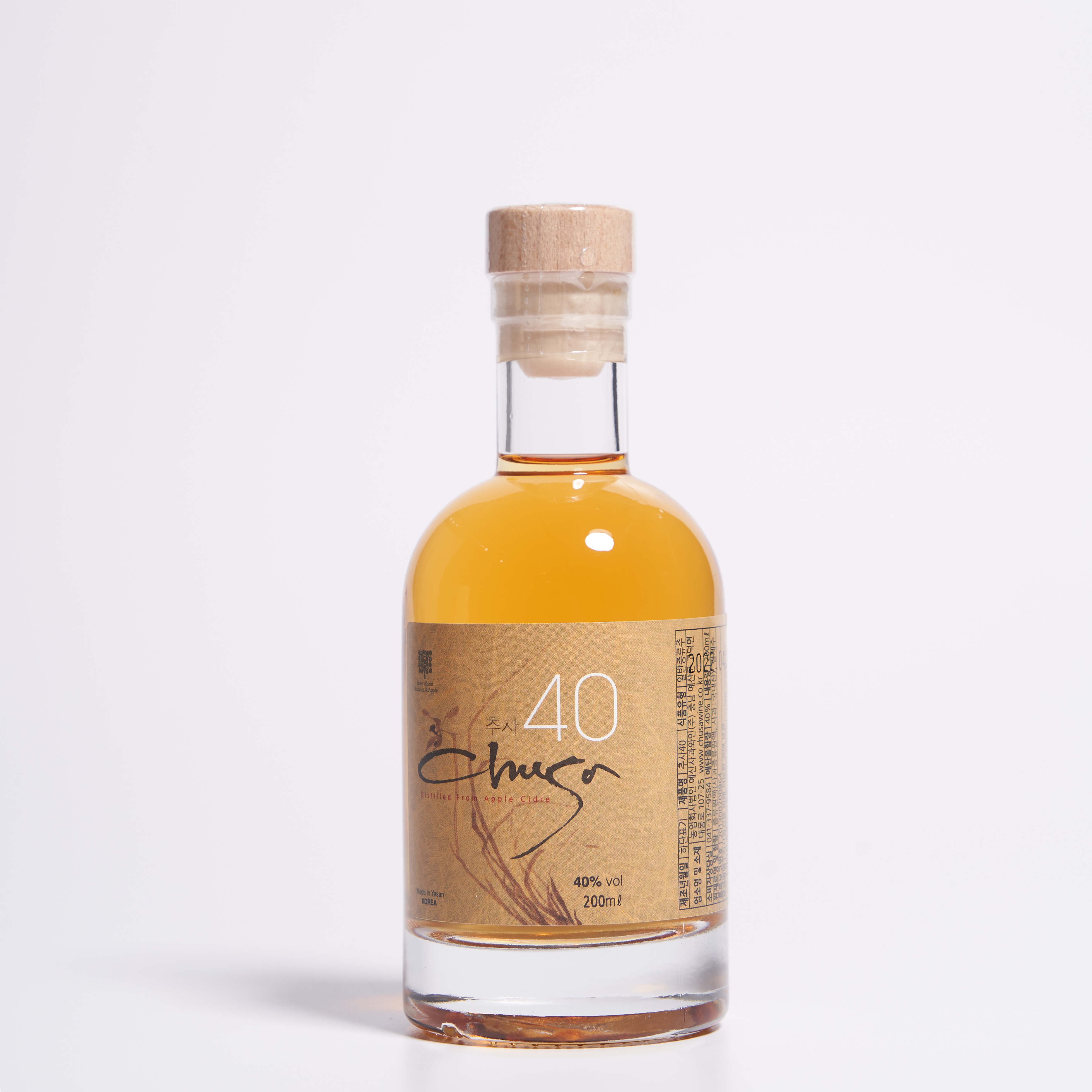 추사 40 오크 200ml 사과 브랜디 증류주 (케이스, 쇼핑백 포함) - 상세 이미지 2