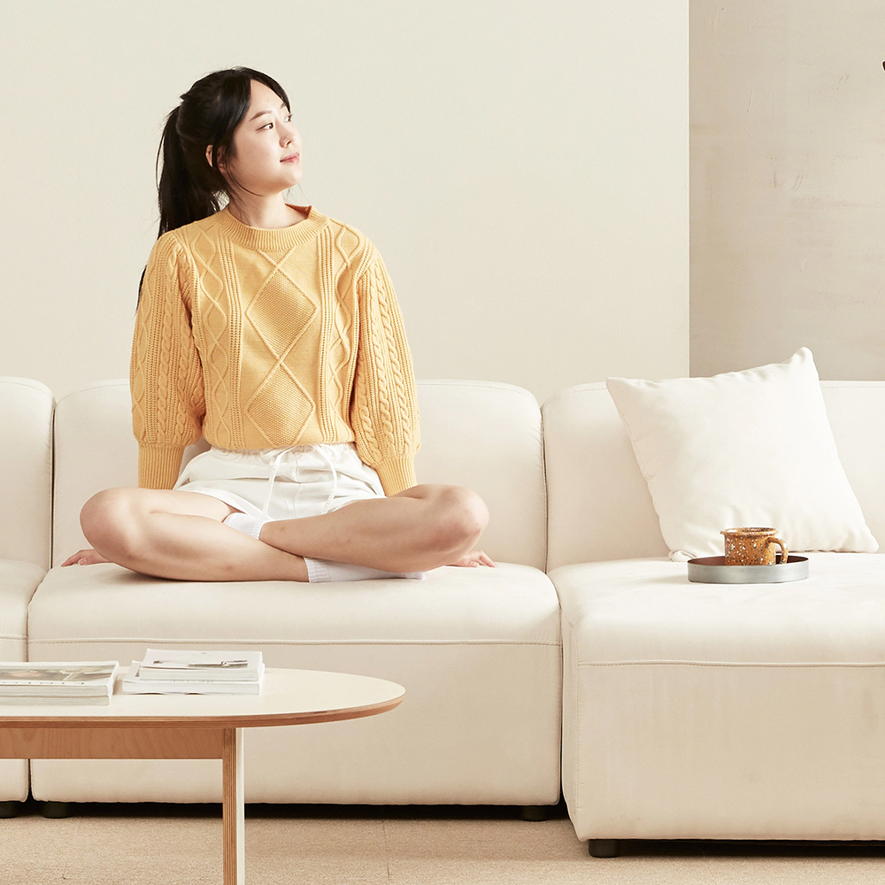 [무료배송] 모노 3인용 아쿠아텍스 패브릭 모듈 소파 일반형2