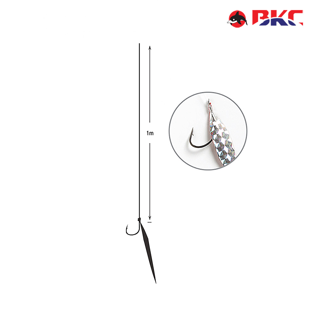 열기 우럭 채비 홀로그램 어피 바늘 BK-504 - 상세 이미지 3