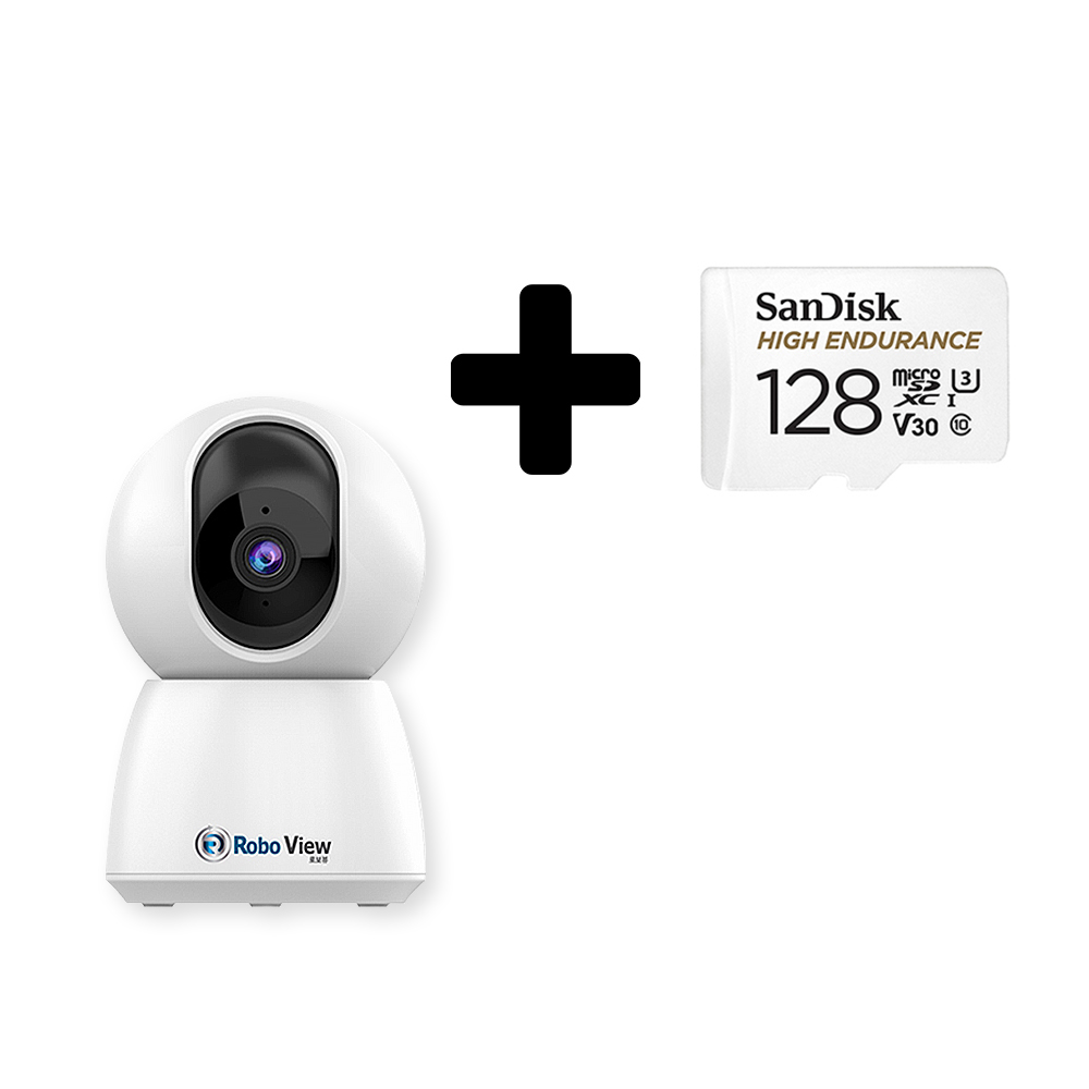 글로벌아이넷 로보뷰 A4 +128GB 홈 CCTV 400만화소 QHD 소리감지 - 메인 이미지