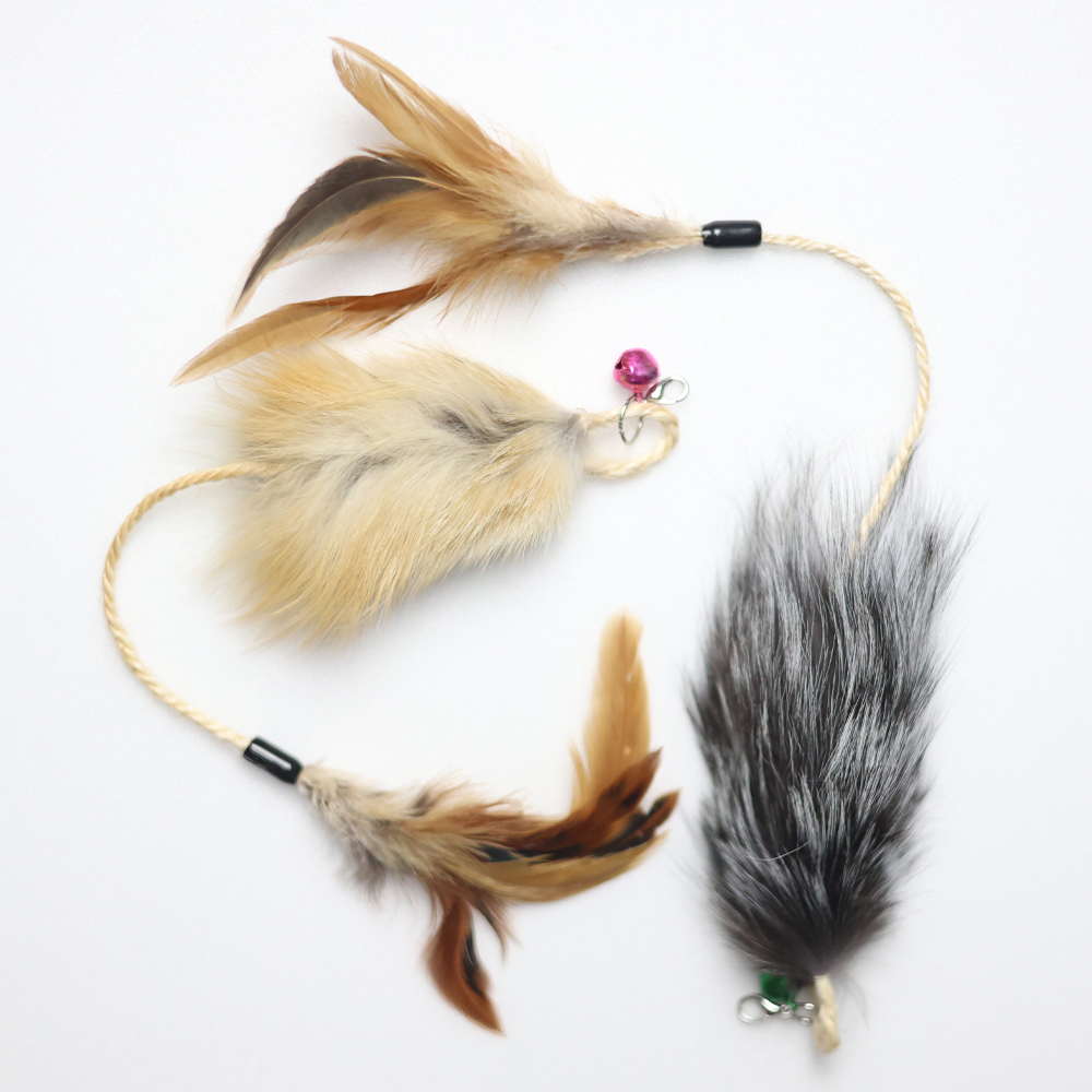 랩캣 고양이 꼬리 깃털 낚시대 리필