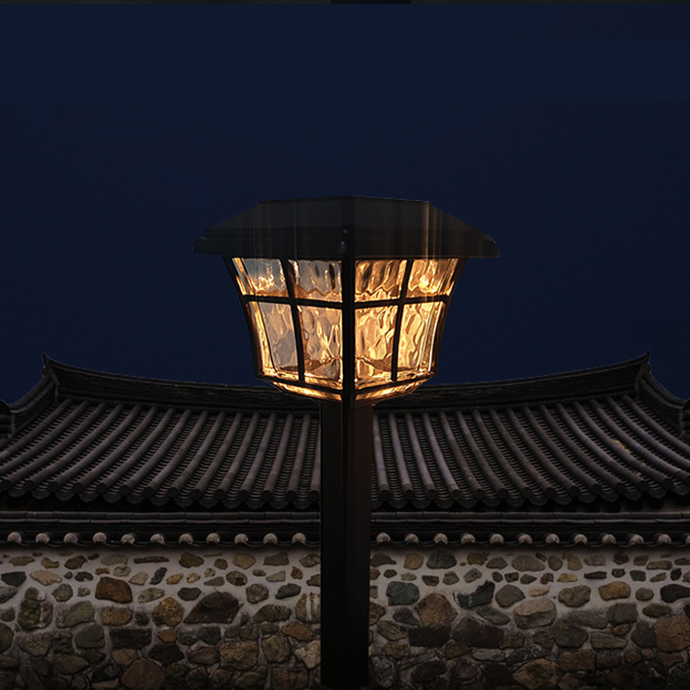 태양열 정원등 태양광 잔디등 조명 전등 조명등 LED 전구 실외 화단 테라스 조경등 - 상세 이미지 2