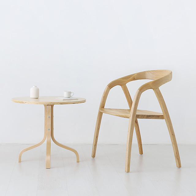 RUCHE 의자 숭카이나무 내추럴 9036.1446 - 상세 이미지 5